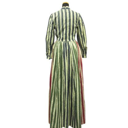 Dior Long Dress Striped Maxi Length Maokara 38 Beige Multi — view 2