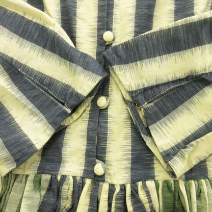 Dior Long Dress Striped Maxi Length Maokara 38 Beige Multi — view 5