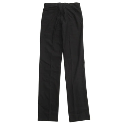 Dior Wool Pants Trousers Straight No Tuck Black — view 2