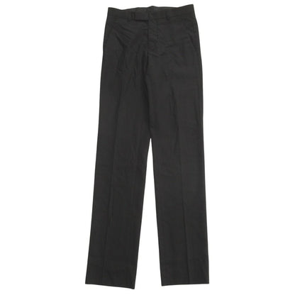 Dior Wool Pants Trousers Straight No Tuck Black