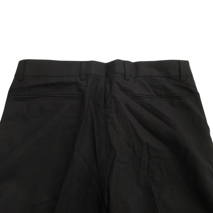 Dior Wool Pants Trousers Straight No Tuck Black — view 4