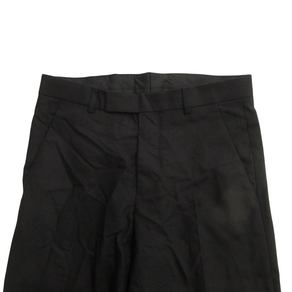 Dior Wool Pants Trousers Straight No Tuck Black — view 3