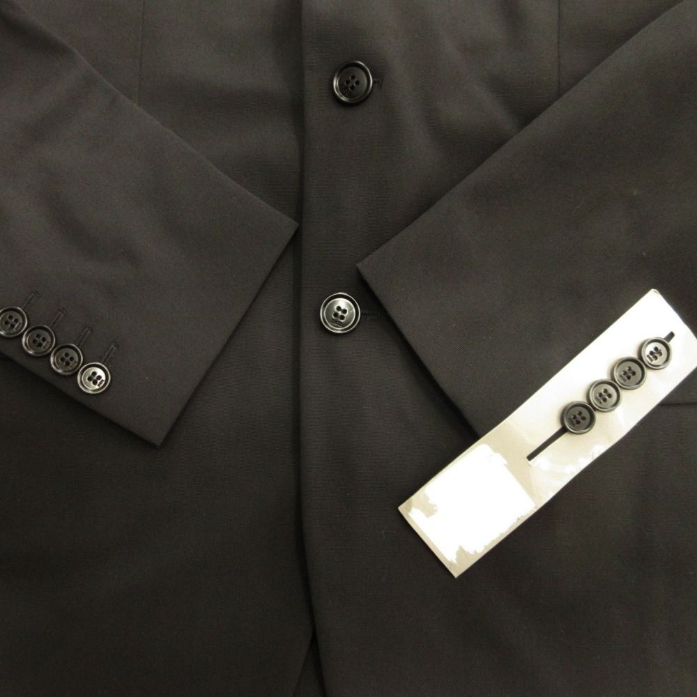 Dior Saddle Pocket Tailored Jacket Blue Wool Blend 44 Black — view 4