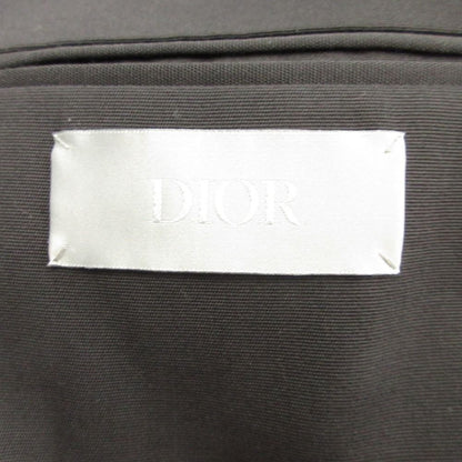 Dior Saddle Pocket Tailored Jacket Blue Wool Blend 44 Black — view 5