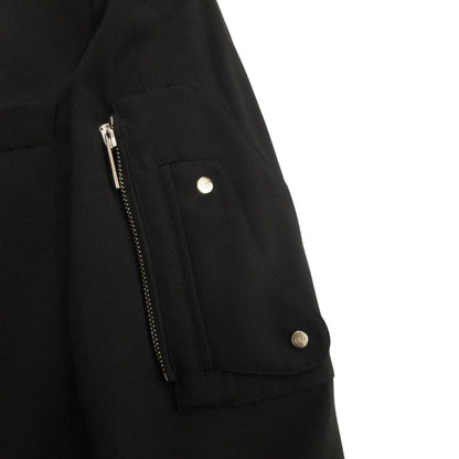 Dior Saddle Pocket Tailored Jacket Blue Wool Blend 44 Black — view 3