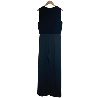 Max Mara Pianoforte Velour Contrast Dress 38 Black — view 2