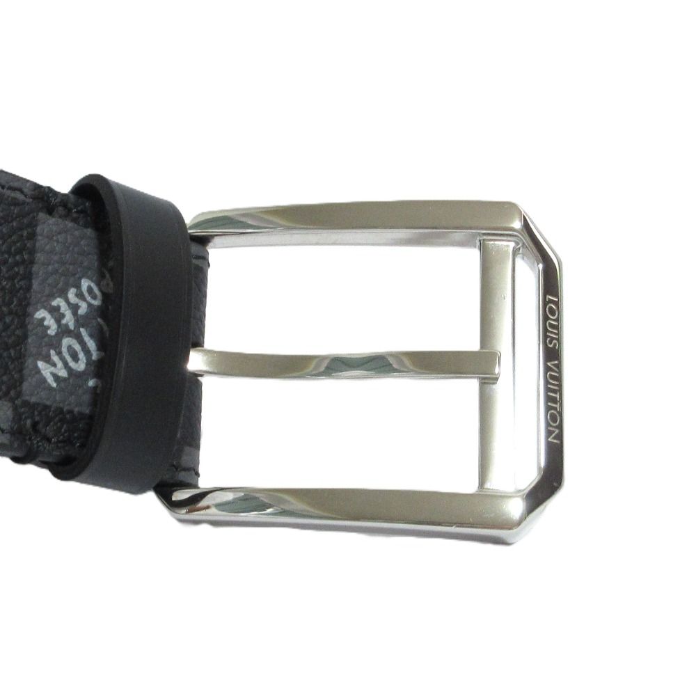 Louis Vuitton Ceinture Architect Damier Graphite Archives Belt 90 36 Black Gray — view 7