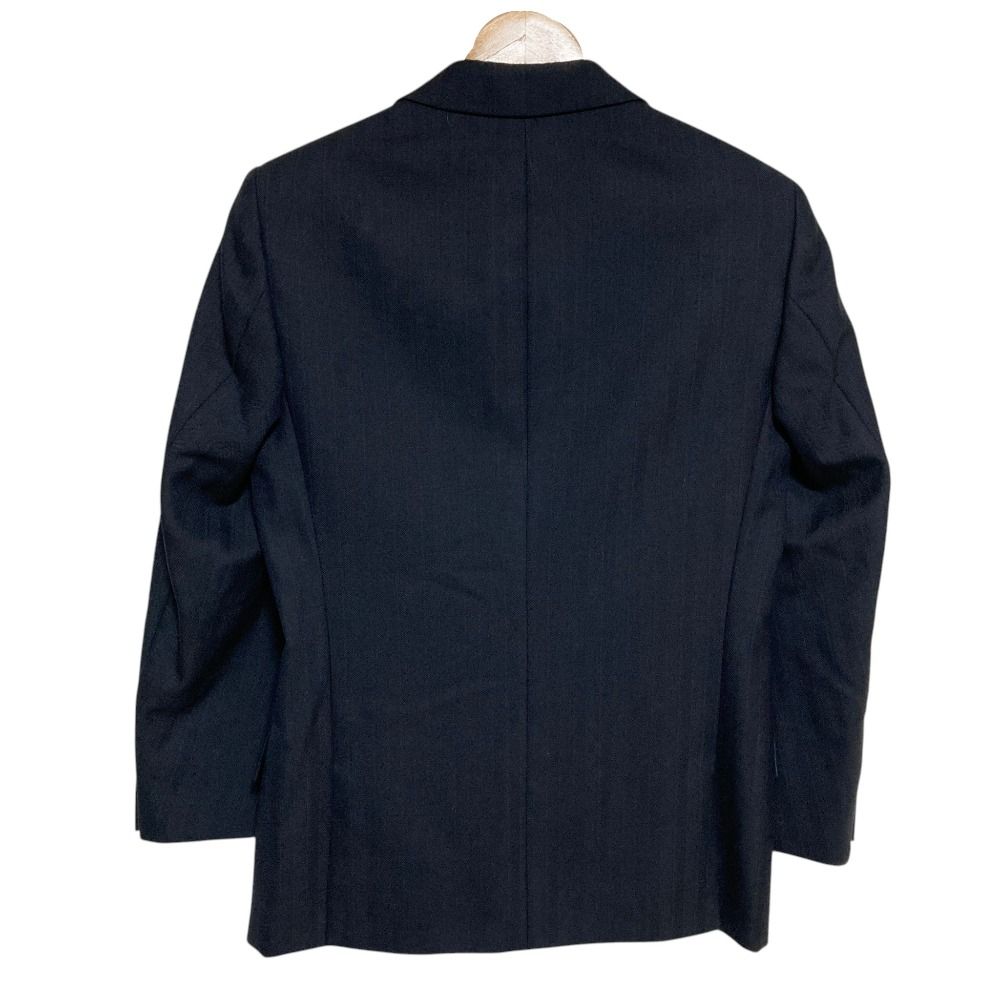 Prada Pinstripe Tailored Jacket Trousers Pants Set Suit Black — view 3