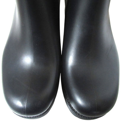 Louis Vuitton Damier Graphite Ha Flava Leather Engineer Boots Rain 7 Black — view 7