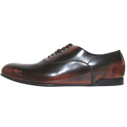 Dolce & Gabbana Gradient Plain Toe Derby Shoes 8.5 Brown — view 2