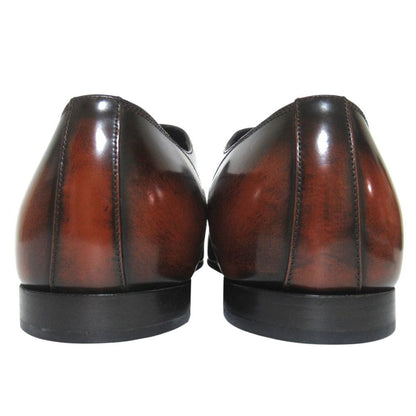 Dolce & Gabbana Gradient Plain Toe Derby Shoes 8.5 Brown — view 4