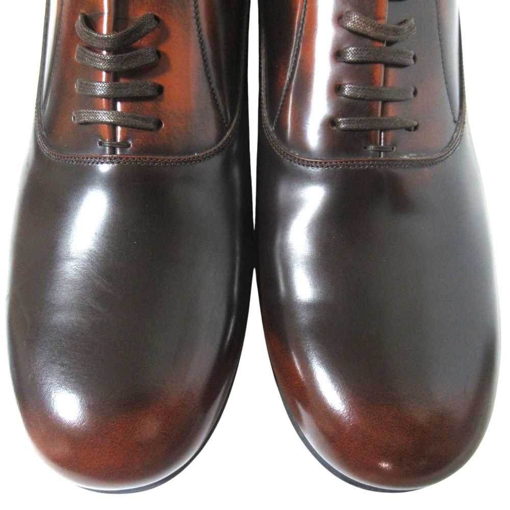 Dolce & Gabbana Gradient Plain Toe Derby Shoes 8.5 Brown — view 5