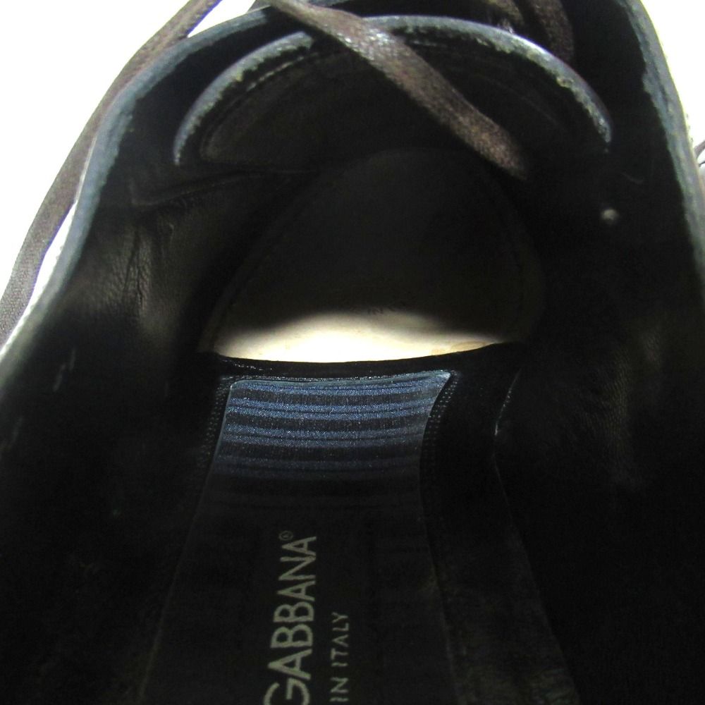 Dolce & Gabbana Gradient Plain Toe Derby Shoes 8.5 Brown — view 9