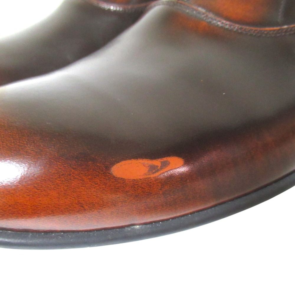 Dolce & Gabbana Gradient Plain Toe Derby Shoes 8.5 Brown — view 6