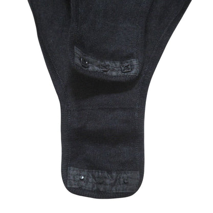 Dior Galiano Era Cashmere Silk Knit Bodysuit Top S Black Sweater — view 4