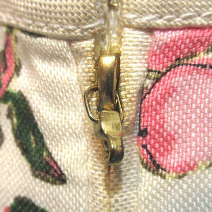 Louis Vuitton Peach Tree Print Linen Silk Flare Skirt 34 White — view 6