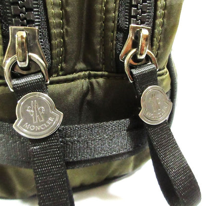 Moncler Beauty Case Camouflage Jacquard Quilted Pouch Dark Camo — view 7