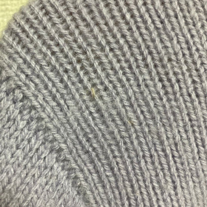 Chanel Vintage CC Logo Cashmere Turtleneck Knit Sweater 40 Purple — view 7