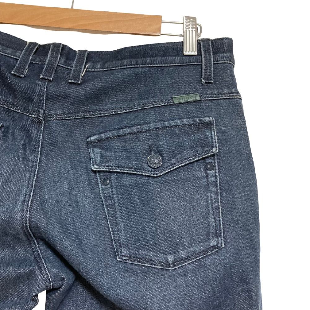 Gucci Flap Pocket Denim Pants 48 Indigo — view 6