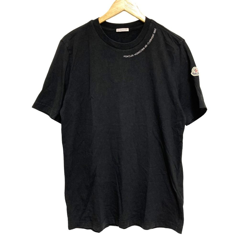 Moncler SS T-Shirt Logo S Black