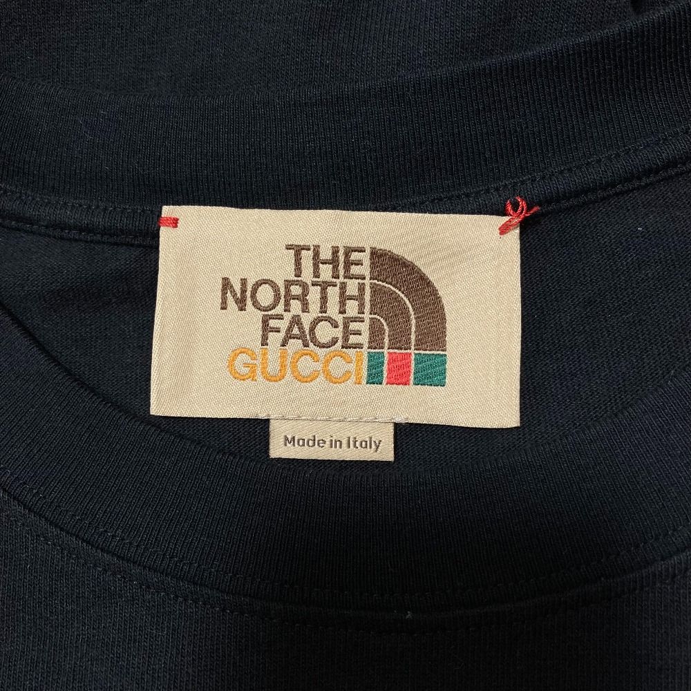 Gucci the North Face Collaboration Logo Print T-Shirt M Black — view 6