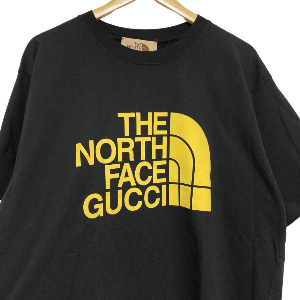 Gucci the North Face Collaboration Logo Print T-Shirt M Black — view 3