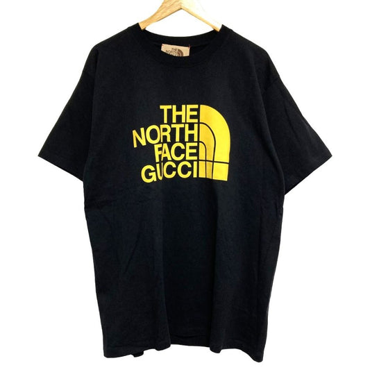 Gucci the North Face Collaboration Logo Print T-Shirt M Black
