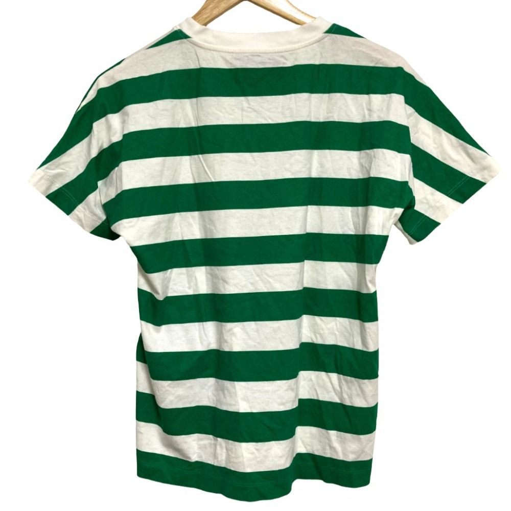 Gucci Michele Era Pig Embroidery Border T-Shirt XS White Green — view 2