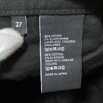 Celine Streatch Skinny Pants Denim Black — view 7