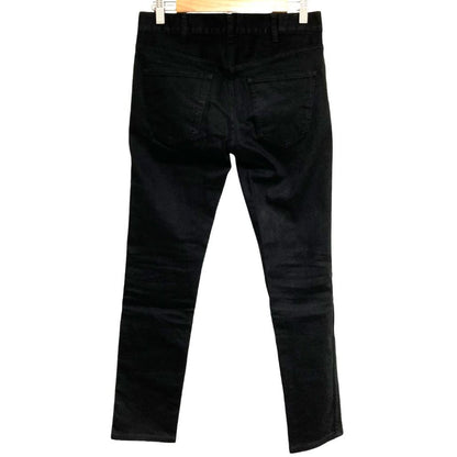 Celine Streatch Skinny Pants Denim Black — view 2