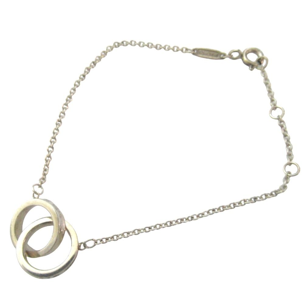 Tiffany & Co Interlocking Circle Bracelet 925 Sterling Silver