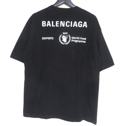 Balenciaga Wfp Logo Print Short Sleeve T-Shirt M Black — view 2