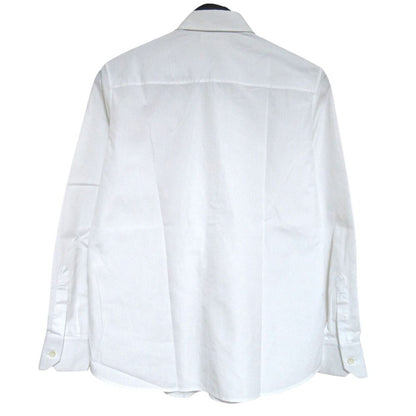 Celine Eddie Era Long Sleeve Frill Shirt Blouse 38 White — view 2