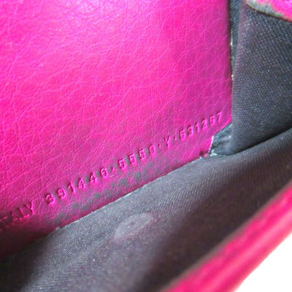 Balenciaga Paper Mini Wallet Compact Trifold Pink — view 7
