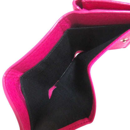 Balenciaga Paper Mini Wallet Compact Trifold Pink — view 5