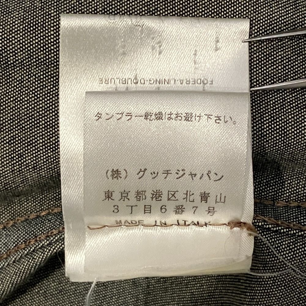 Gucci Era Denim Shirt 42 Indigo Blue — view 7
