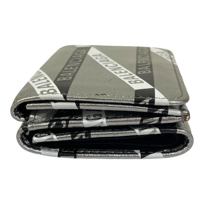 Balenciaga Everyday Compact Wallet Silver — view 7