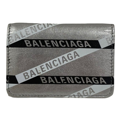 Balenciaga Everyday Compact Wallet Silver