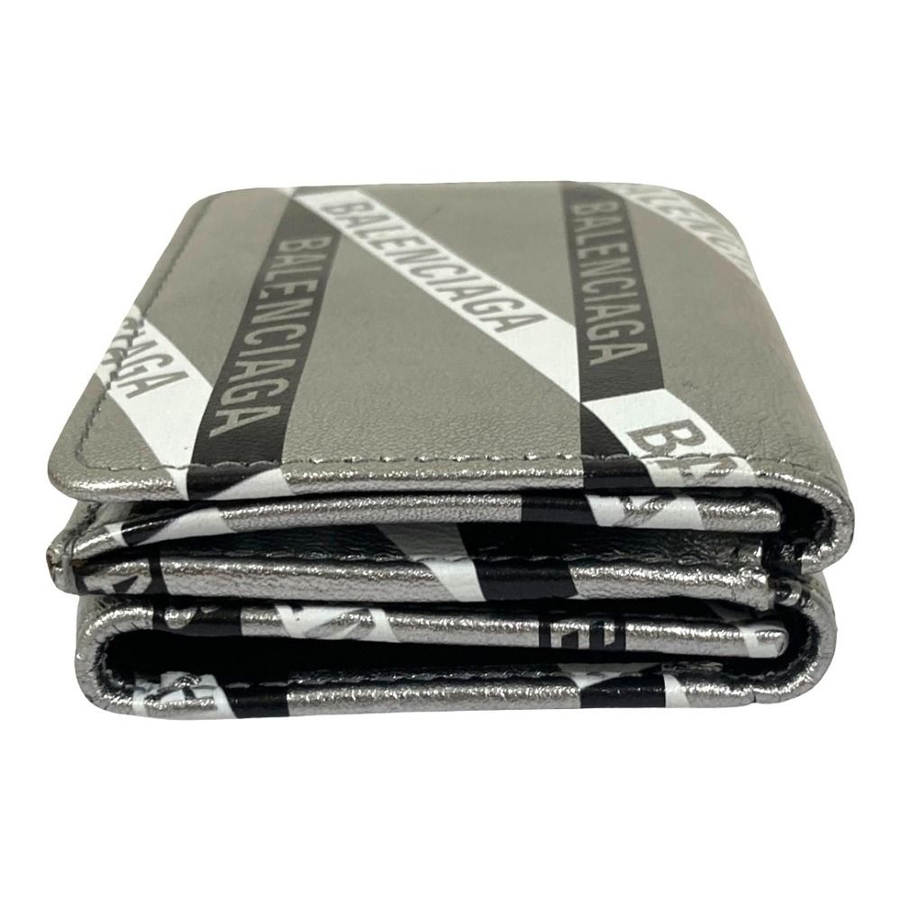 Balenciaga Everyday Compact Wallet Silver — view 6