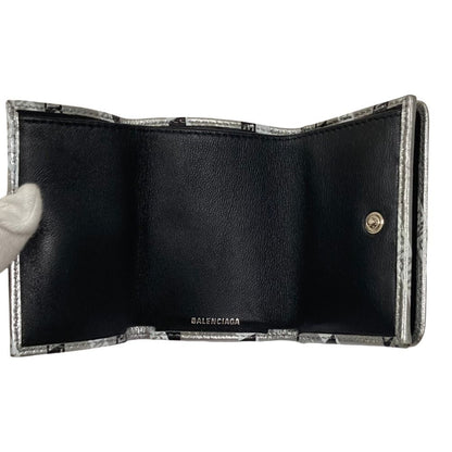 Balenciaga Everyday Compact Wallet Silver — view 4