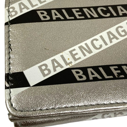 Balenciaga Everyday Compact Wallet Silver — view 8
