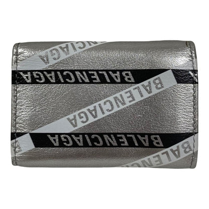 Balenciaga Everyday Compact Wallet Silver — view 2