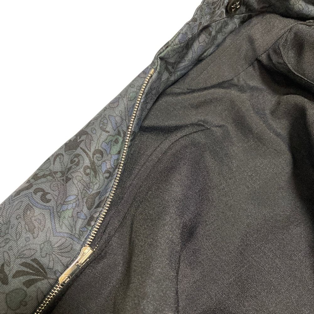 Hermes Mohair Wool Scarf Docking Tailored Jacket 50 Navy — view 9
