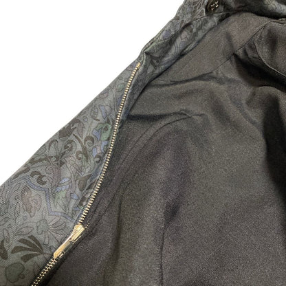 Hermes Mohair Wool Scarf Docking Tailored Jacket 50 Navy — view 9