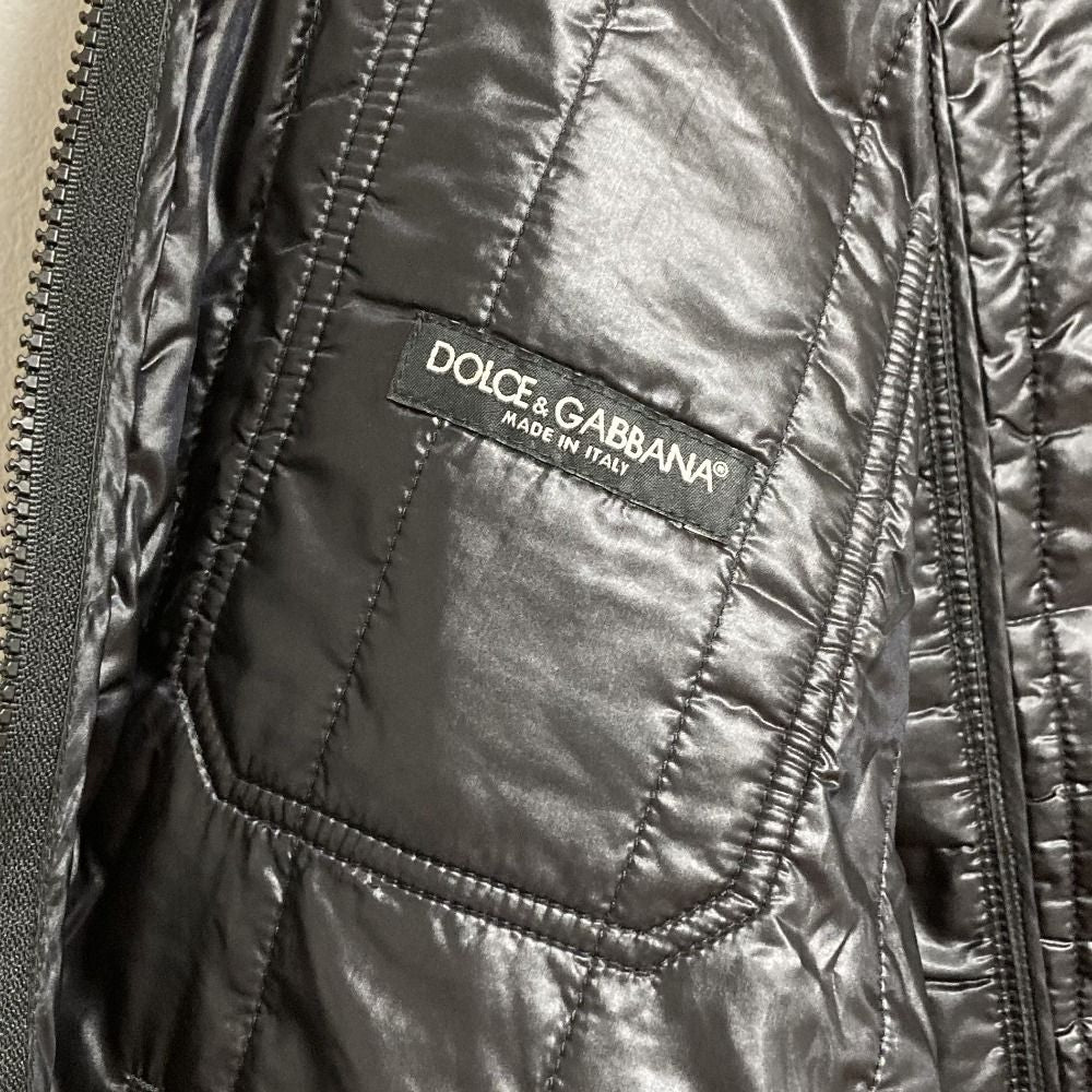 Dolce & Gabbana Padded Quilt Shirt Jacket 16 41 Black — view 9