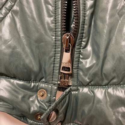 Dolce & Gabbana Circle Pattern Padded Jacket 48 Green — view 5