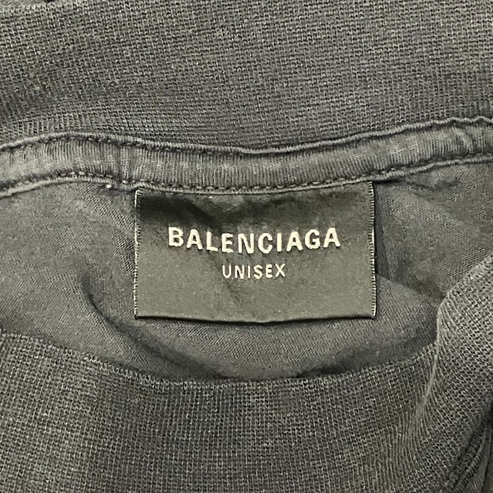 Balenciaga Year Pigalle Transfer Print Oversize T-Shirt L Black — view 4