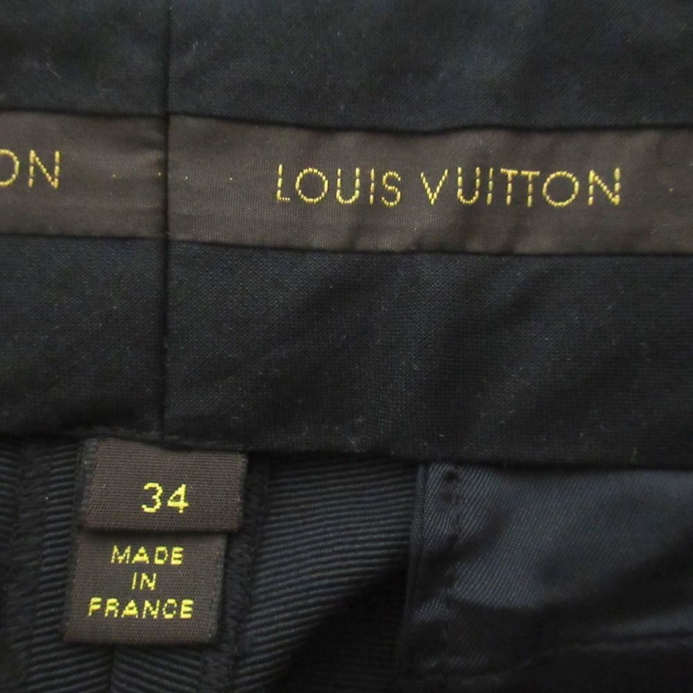 Louis Vuitton Satin Switch Shorts 34 Black — view 6