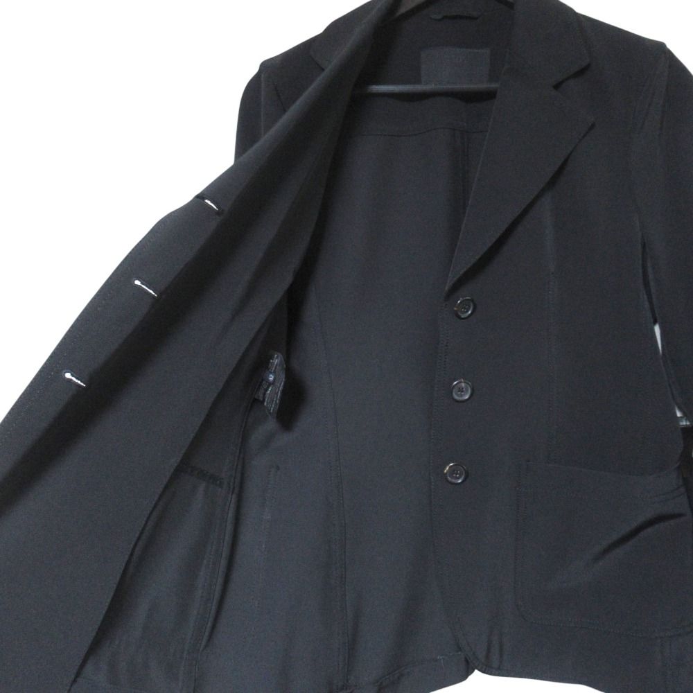 Prada Tailored Jacket Trousers Pants Suit Set 42 40 Black — view 5