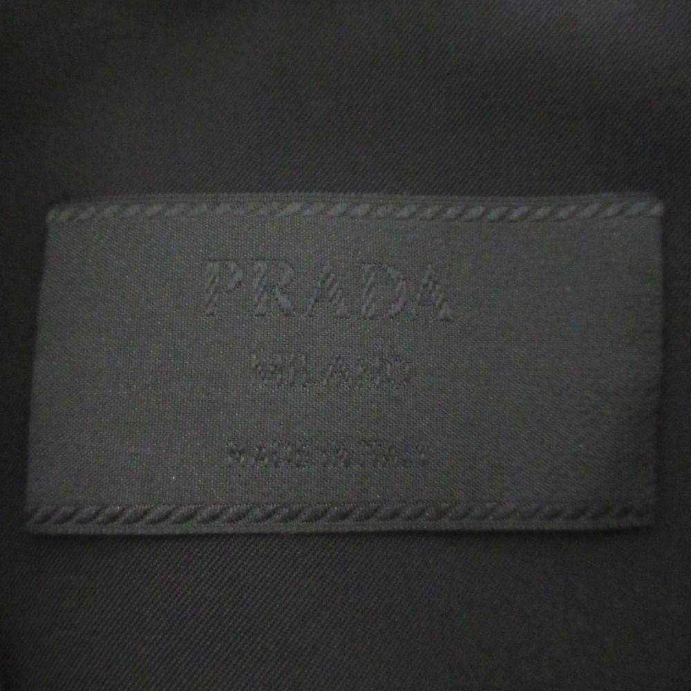 Prada Tailored Jacket Trousers Pants Suit Set 42 40 Black — view 8